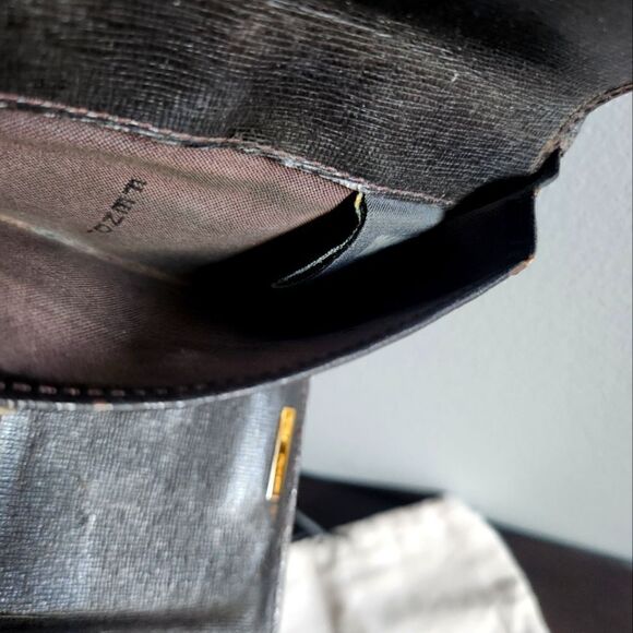 Fendi FF Logo Ckated Canvas Tri-Fold Wallet One-of-a-kind Y2K - Picture 12 of 12